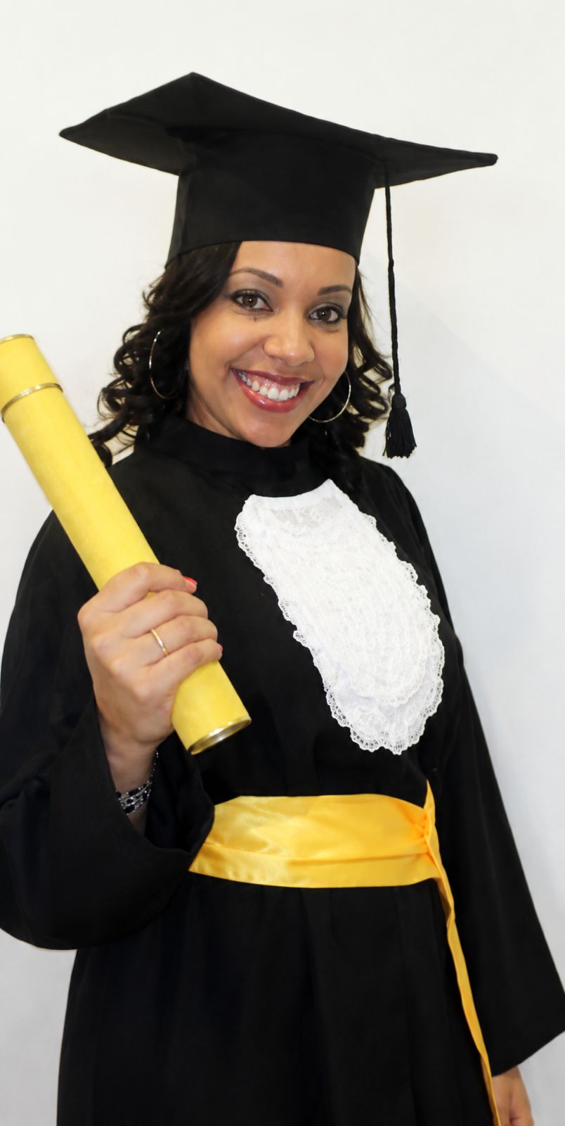 Ana Carolina no dia da formatura em Farmácia